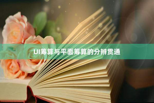 UI筹算与平面筹算的分辨贯通